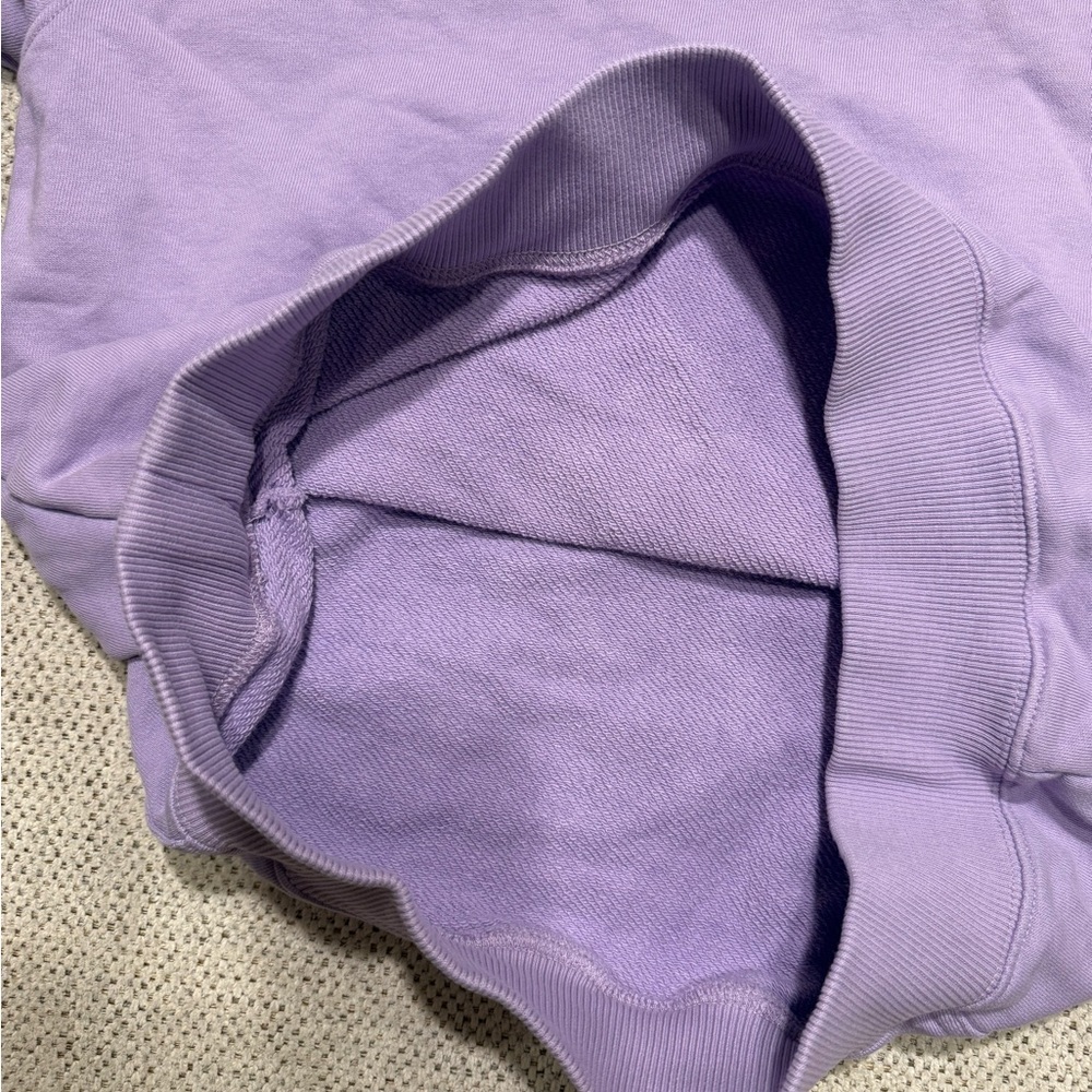 Off-white lavender terry cloth hoodie - Picture 4 of 4